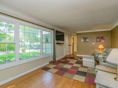 Very Large living room with hard woods