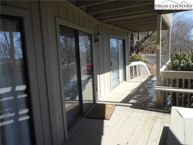 Lower deck entrance to home.