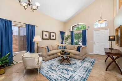 living room facing door