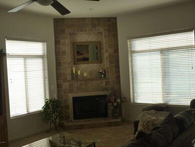 Tumbled Travertine Fireplace