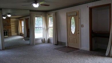 Large living area with natural lighting....