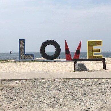 Have your photo taken at the LOVE sign 
