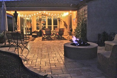 Extended Patio Surrounds Fire Pit