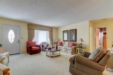 Another view of Living room looking towards hall b