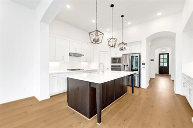 Plenty of cabinet storage and outlets on island