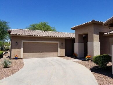 Front of extended garage