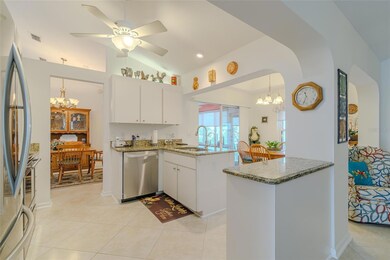 Open Kitchen with Granite Countertops