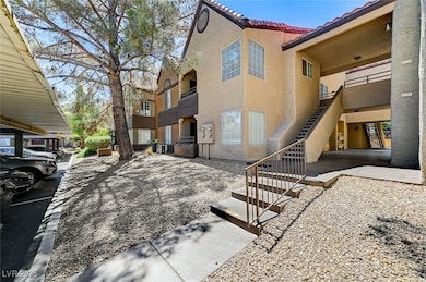 Upper level condo on left
