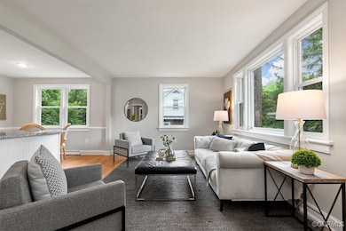 Living area with healthy amount of natural light,
