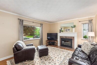Gas Log FP & Huge Picture Window