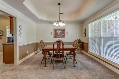 The formal dining room provides a wonderful place for those more formal gatherings.