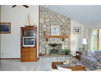 Living Room. Bay windows , Cathedral Ceilings and 