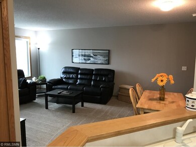 View from Kitchen looking into Living room and din
