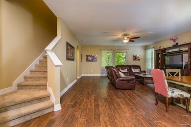 Great Room and Stairs to Bonus Floor