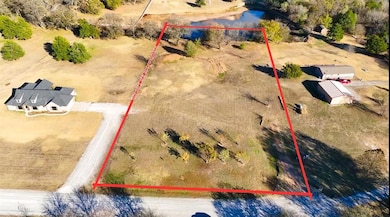 Aerial view of featuring property boundaries highlighted