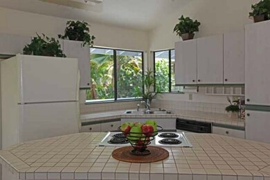 Kitchen view looking mauka.