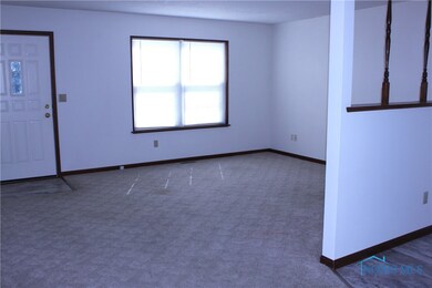 Extra large living room.  Freshly painted!