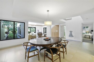 Large open concept dining