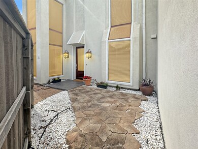 Front Entry Patio behind two gate access.