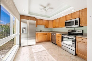 Kitchen with impact window