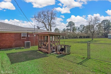 Fenced backyard