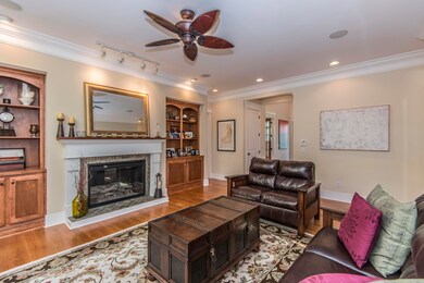 Fireplace with built-ins