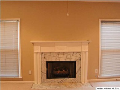 Cozy fireplace