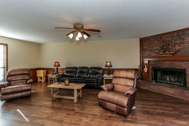 Spacious, warm and inviting great room is enhanced