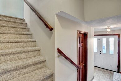 Stairs going to first level