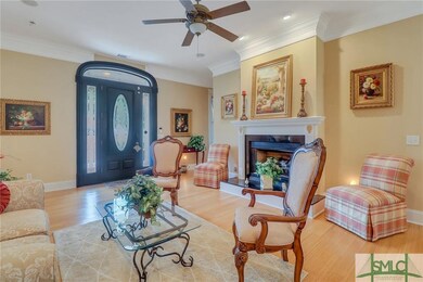 View from living room towards front entrance w/ ar