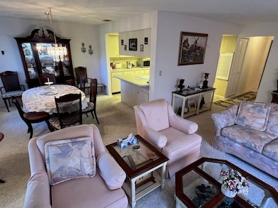 Living room towards dining room