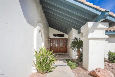 Private, covered entrance