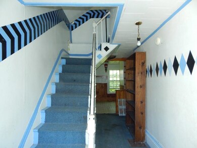 Side entrance hall and stairs