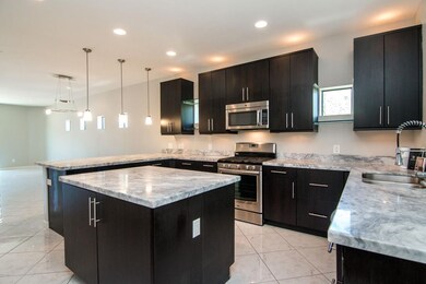 Kitchen with center island