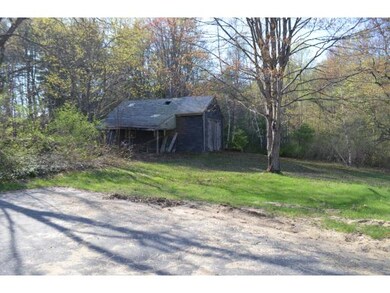 former chicken coop and garage