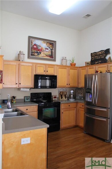 Bright open kitchen