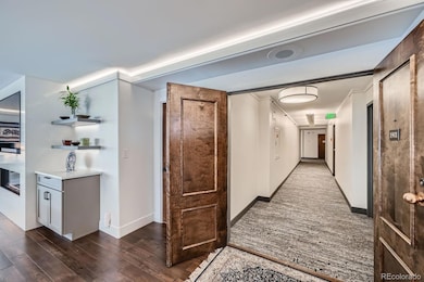 Front entry from unit