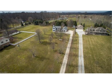 Aerial view from the road