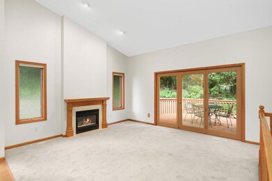 Open and bright main level with vaulted ceilings