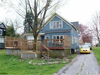 Exterior Back. Not only a large home but a large y