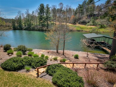 Gentle slope and steps to dock