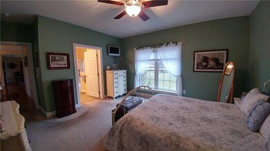 Master bath right through that door.