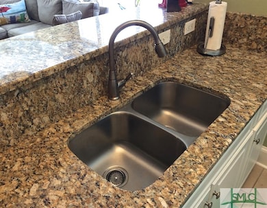 Brushed nickel  fixtures.