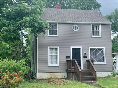 Front of home with small porch