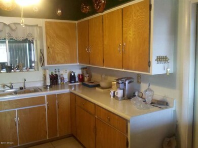 Kitchen has plenty of storage space