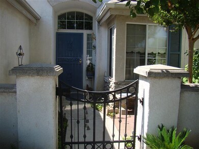 Courtyard area in front yard