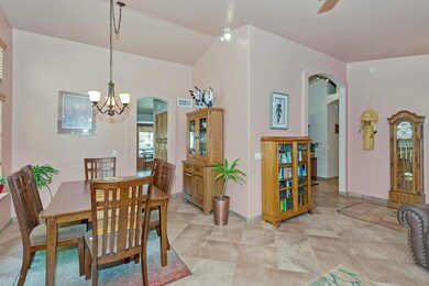 Dining room and living area
