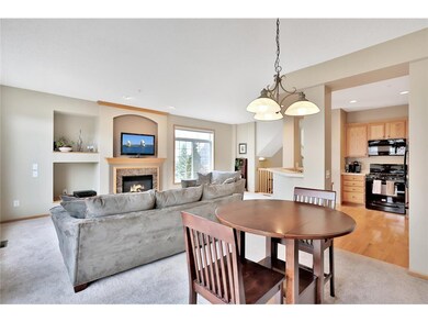 Open living dining area.