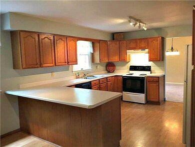 Fresh paint and plenty of cupboards!