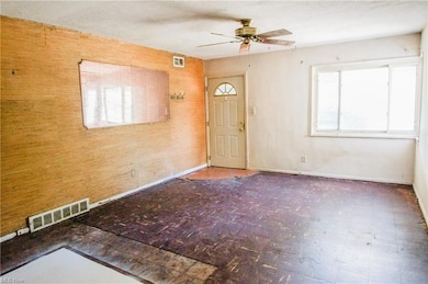 View of front door from Dining Room